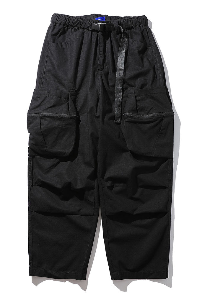 3D Pocket Pants In Black