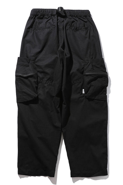 3D Pocket Pants In Black