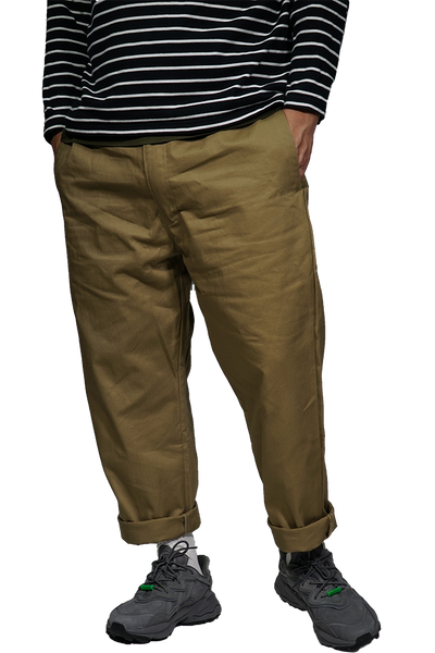 Best Super Function Loose Cropped Pants In Khaki