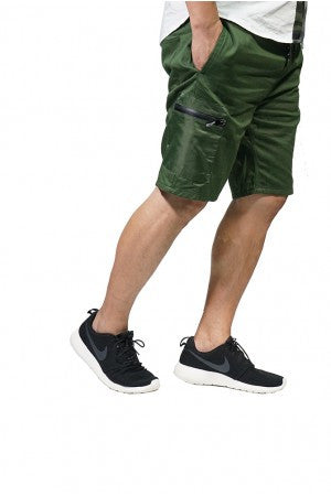 Shorts With Pocket In Army Green