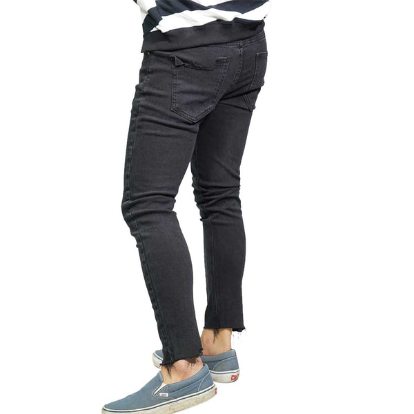 Skinny Jeans In Washed Black