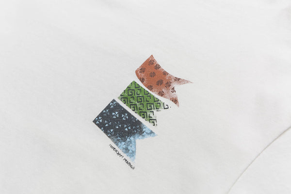 Mountains Banner Short Sleeve T-Shirt In White
