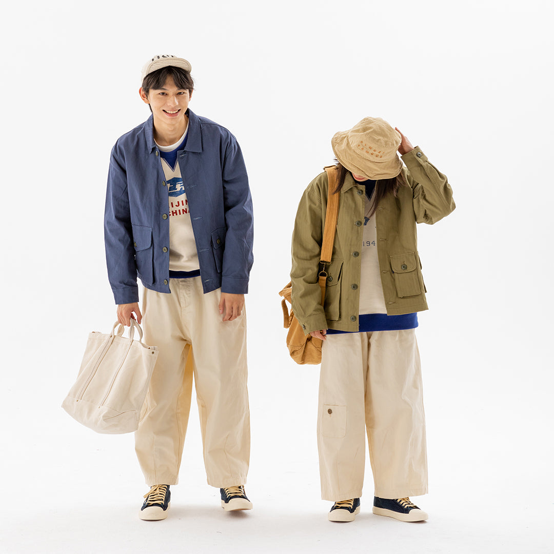 Worker Jacket In Olive Green