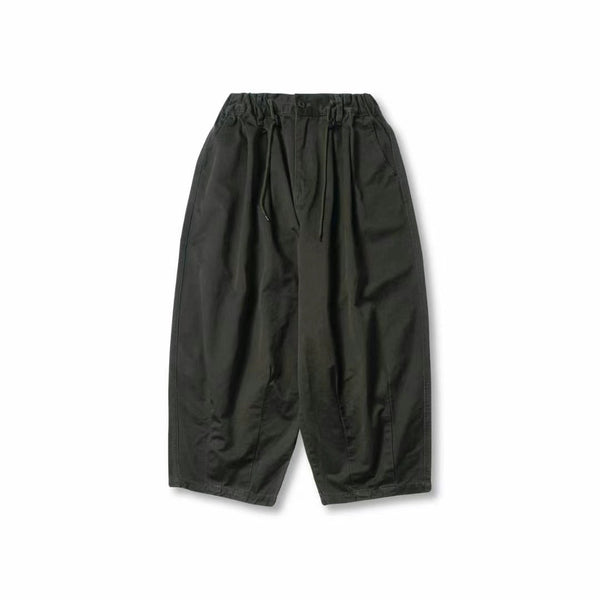 Unisex Loose Balloon Pants In Army Grey