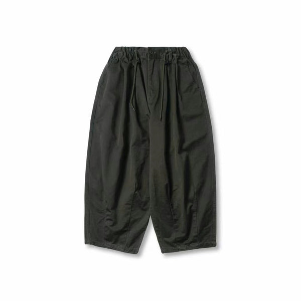 Unisex Loose Balloon Pants In Army Grey