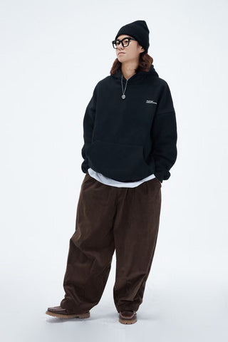 Lamp Velvet Balloon Pant In Brown