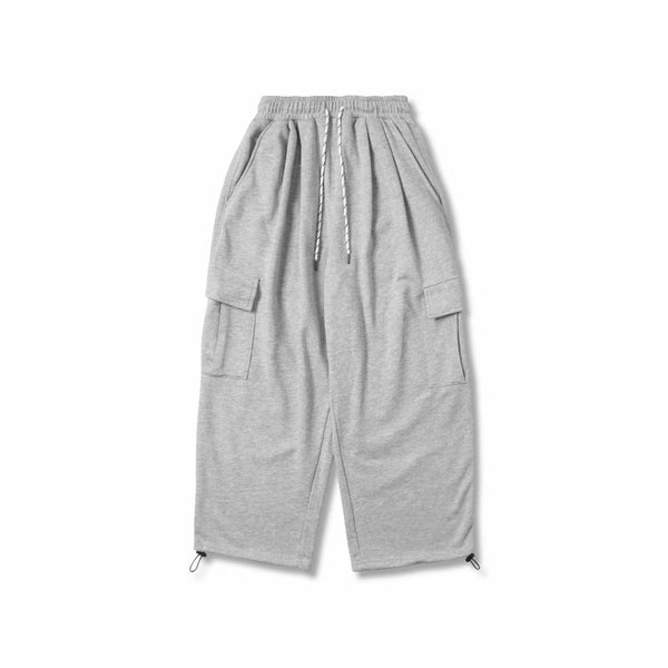 Cotton Cargo Pants In Grey