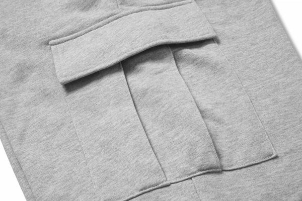Cotton Cargo Pants In Grey