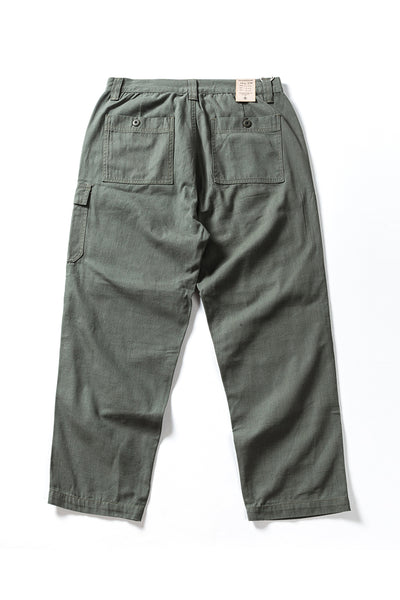 2 Tone Pants In Army Green
