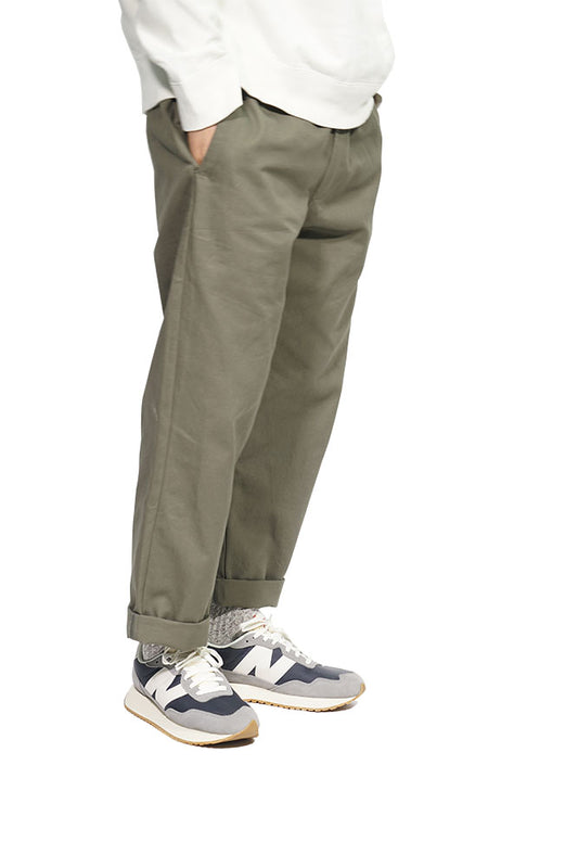 Best Super Function Loose Cropped Pants In Light Army Grey