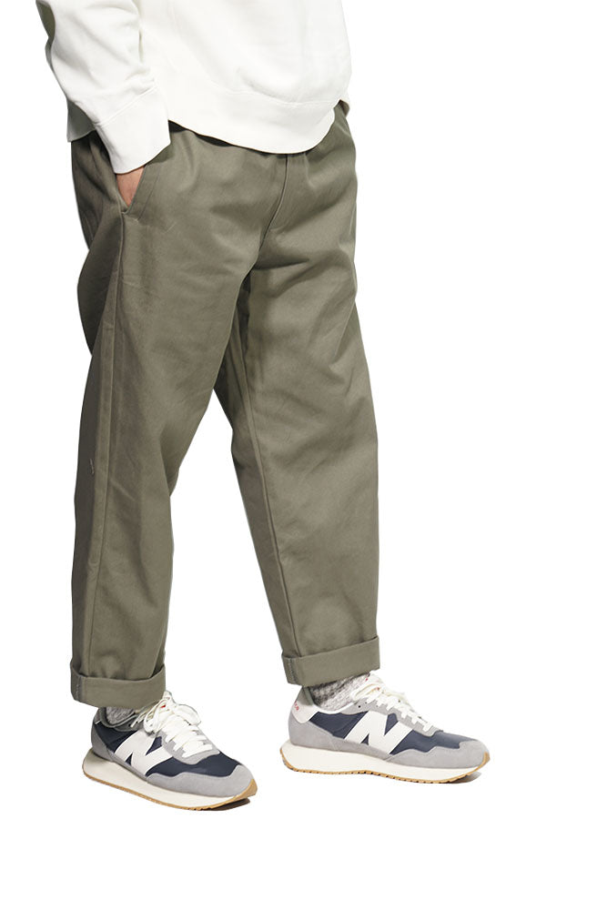 Best Super Function Loose Cropped Pants In Light Army Grey