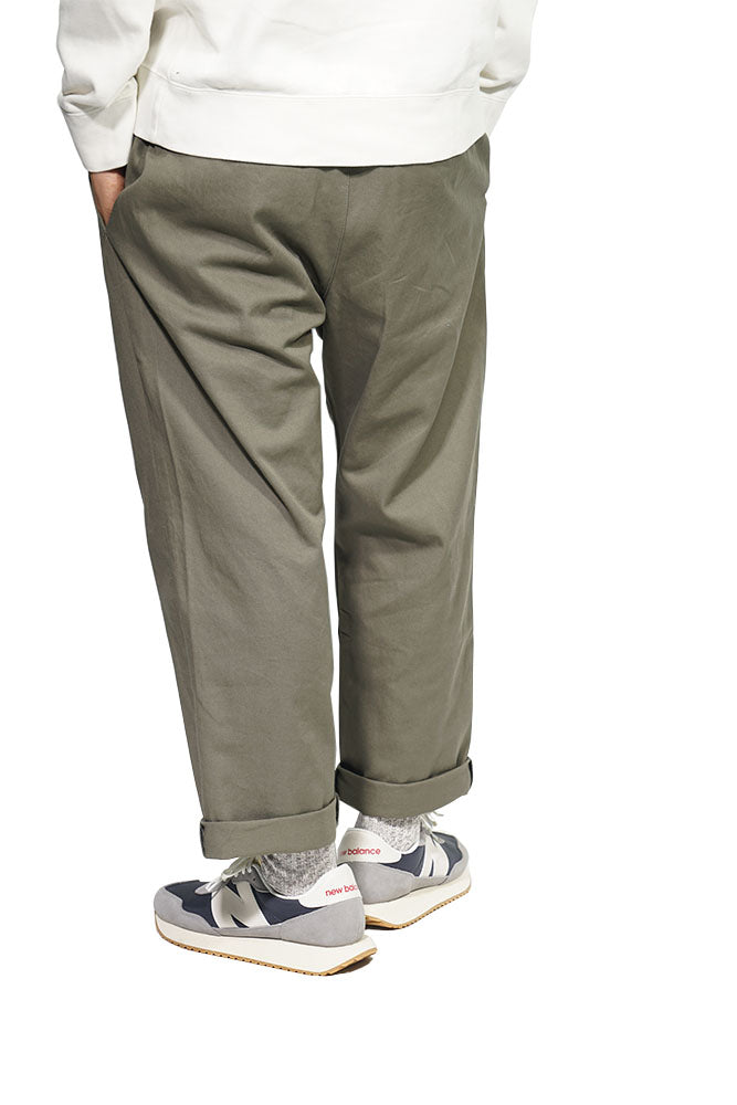 Best Super Function Loose Cropped Pants In Light Army Grey