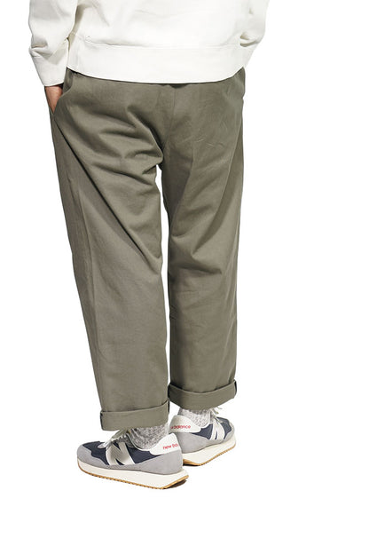 Best Super Function Loose Cropped Pants In Light Army Grey