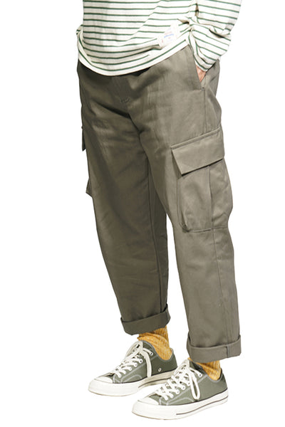 Worker Cargo Pants In Light Army Grey
