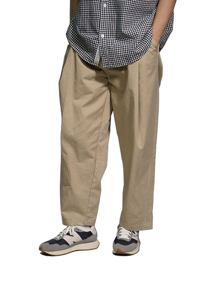 Tapered Pants In Light Khaki