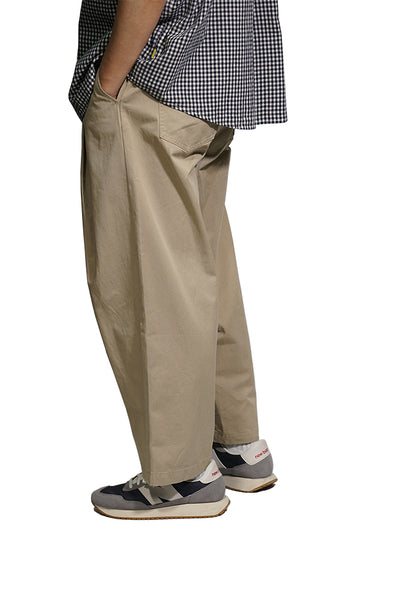 Tapered Pants In Light Khaki