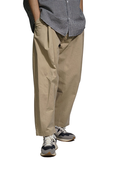 Tapered Pants In Light Khaki