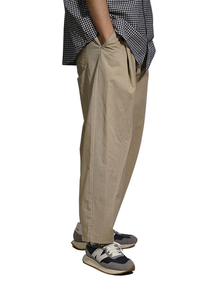 Tapered Pants In Light Khaki