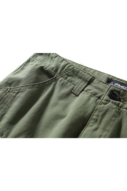 Worker Shorts In Army Green