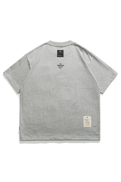 Logo Pocket Short Sleeve T-Shirt In Grey