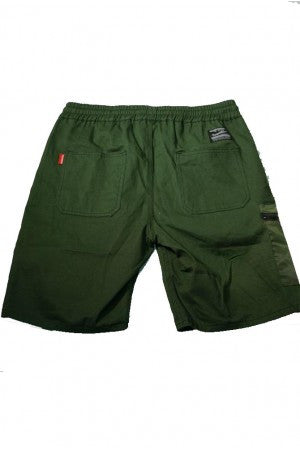 Shorts With Pocket In Army Green