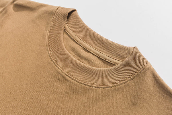Goout Print Short Sleeve T-Shirt In Khaki