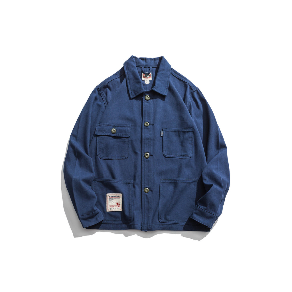 Utility Worker Jacket In Blue