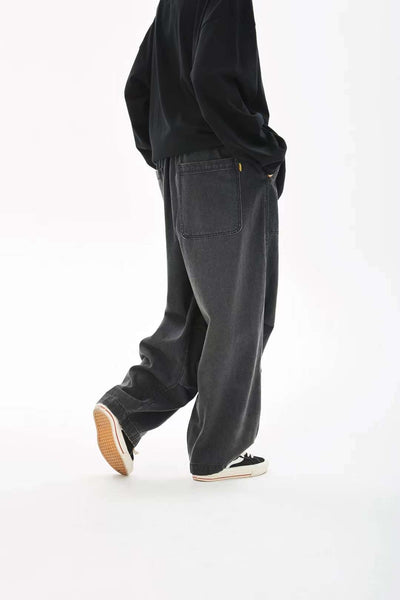 Loose Jeans In Black