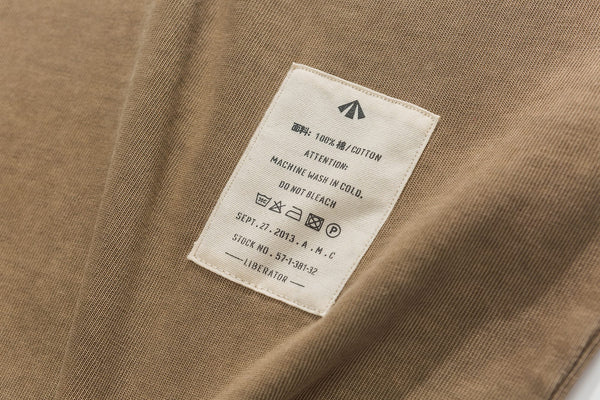 U.S.Navy Print Washed T-Shirt
