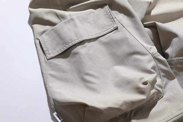 3D Cargo Pants In Grey
