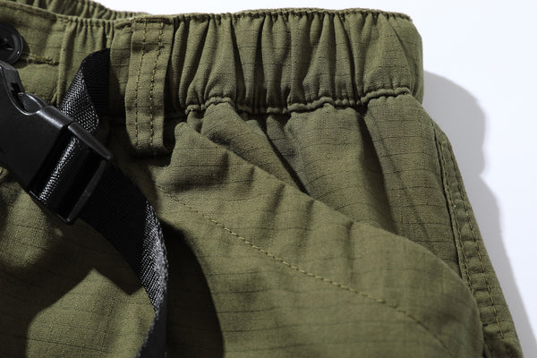 3D Pocket Pants In Army Green