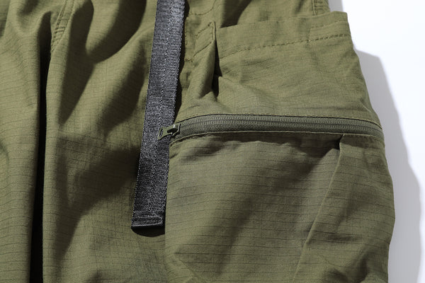 3D Pocket Pants In Black