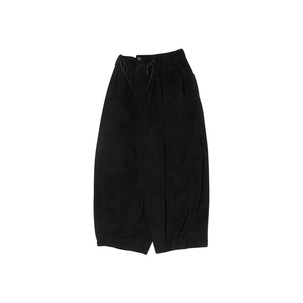 Lamp Velvet Balloon Pant In Brown