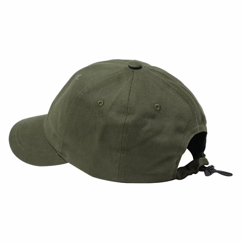 Cotton Cap In Army Green