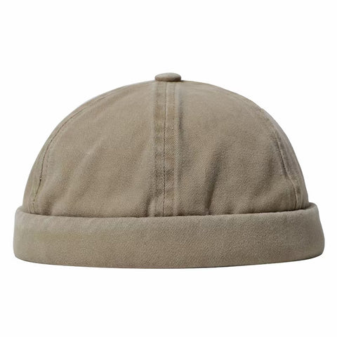 Classic Roll Cap In Khaki