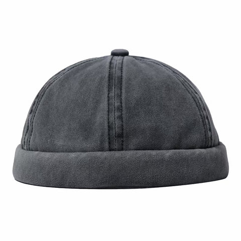 Classic Roll Cap In Black