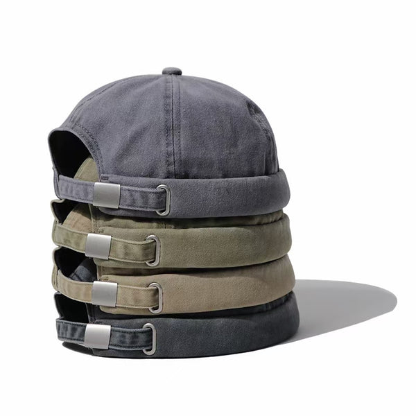 Classic Roll Cap In Army Green