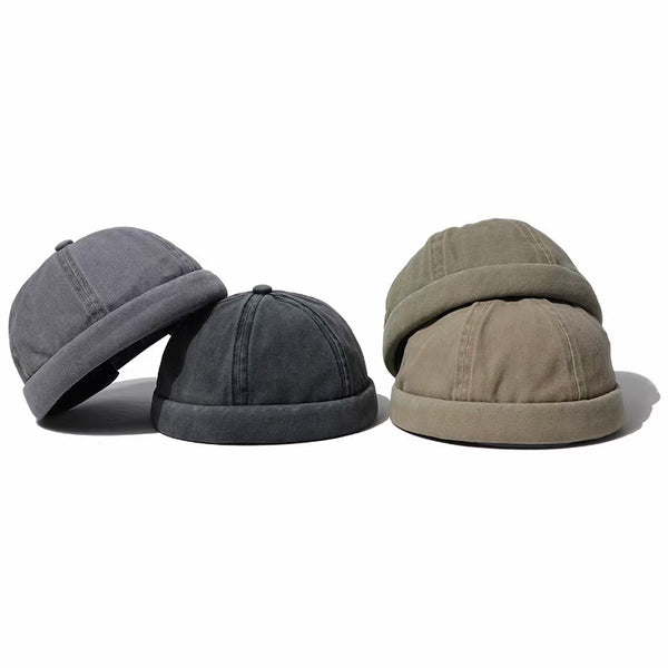 Classic Roll Cap In Army Green