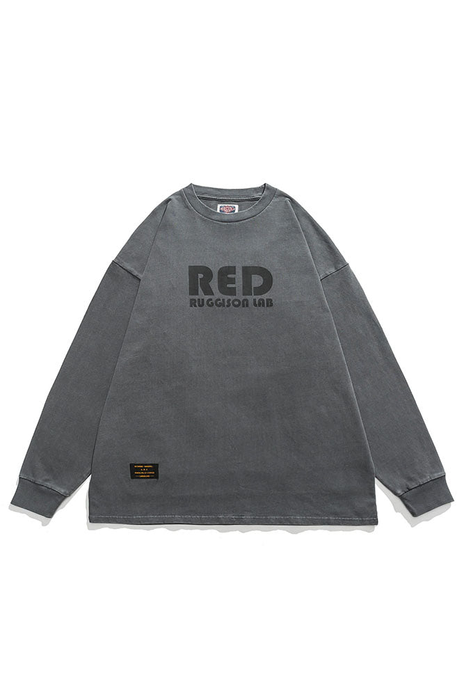 Red Print Washed T-Shirts